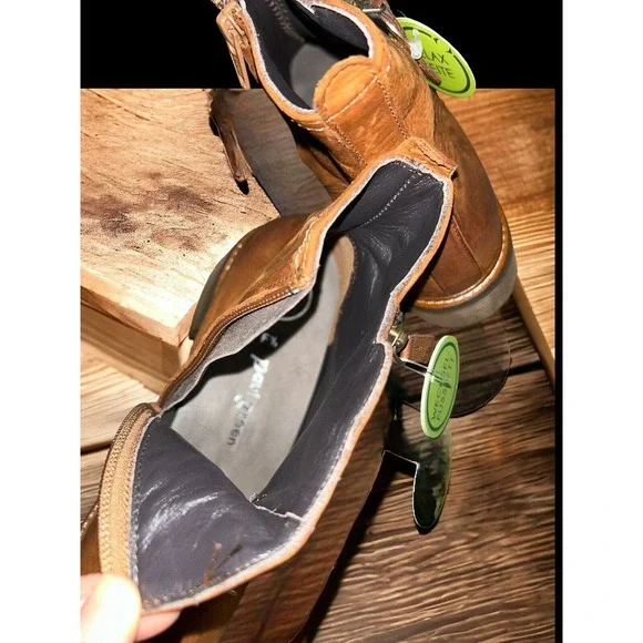 Paul Green Diego Boot Cognac Nubuck at  (US Women's 9) M - Picture 6 of 8